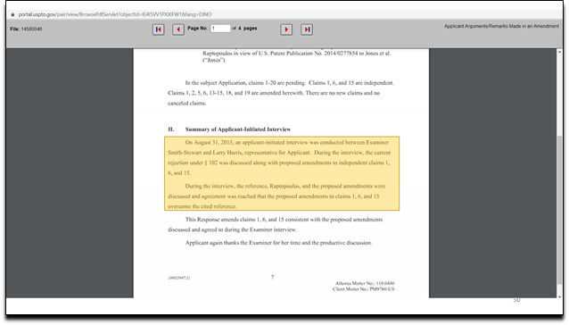 After the lengthy process between the patent examiner and the applicant, the claims are finally allowed.